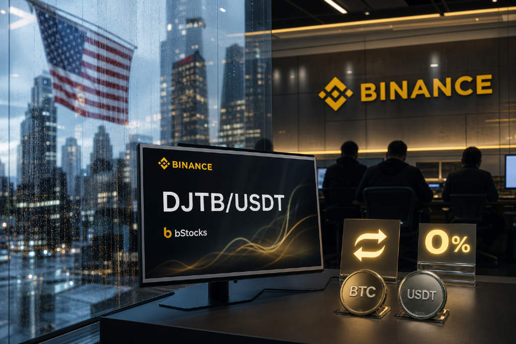 币安将上线 DJTB/USDT 并开放零手续费兑换
