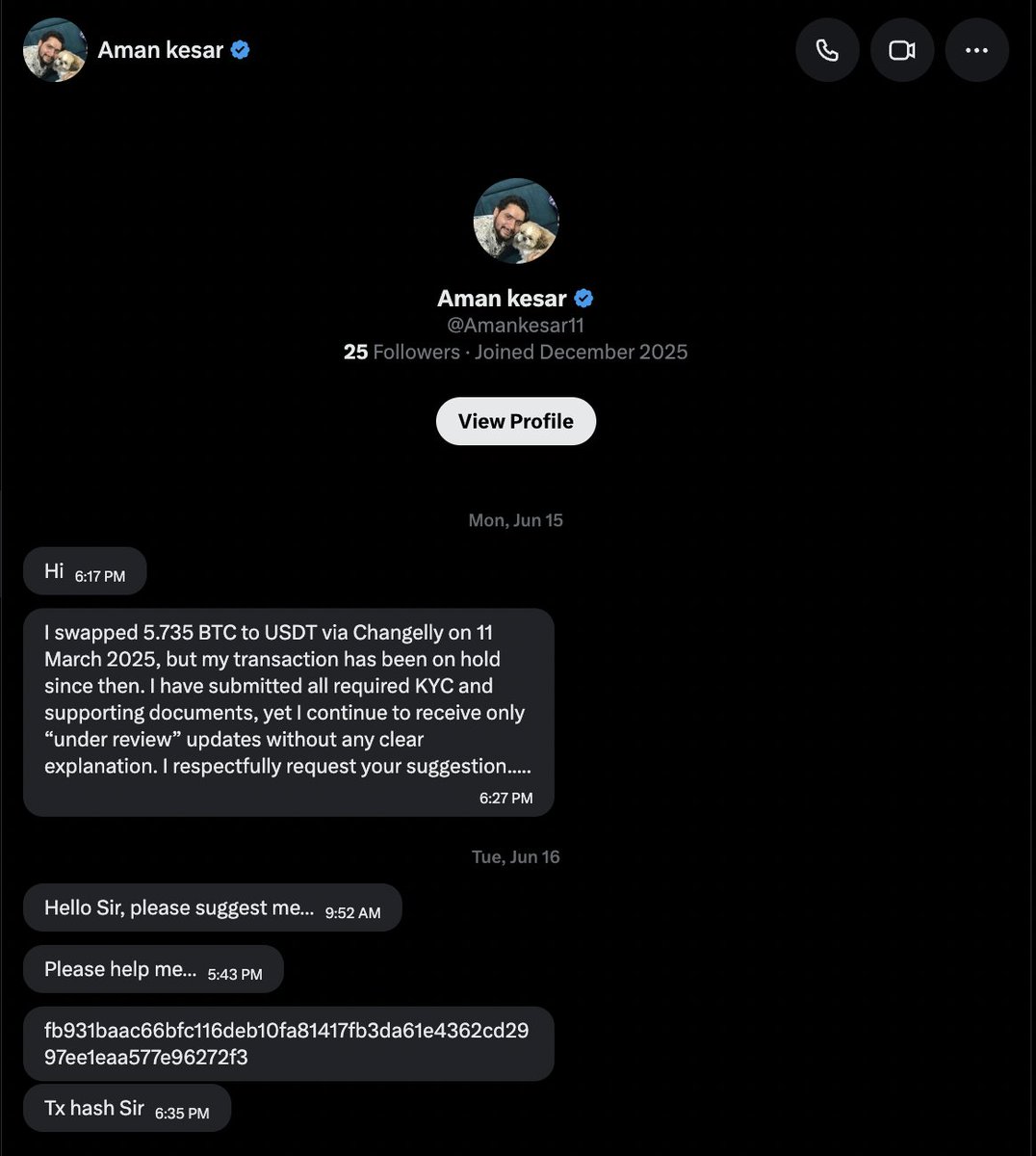 ZachXBT 曝印度诈骗团伙资金被冻结后“报案”求助