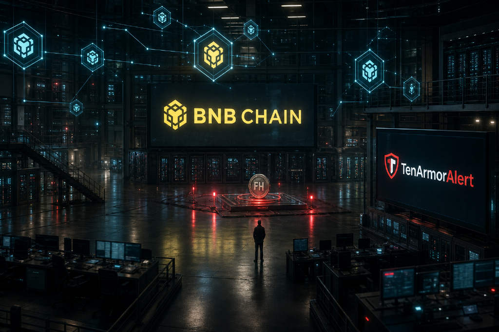 TenArmorAlert:BSC 链上 FH 代币遭攻击