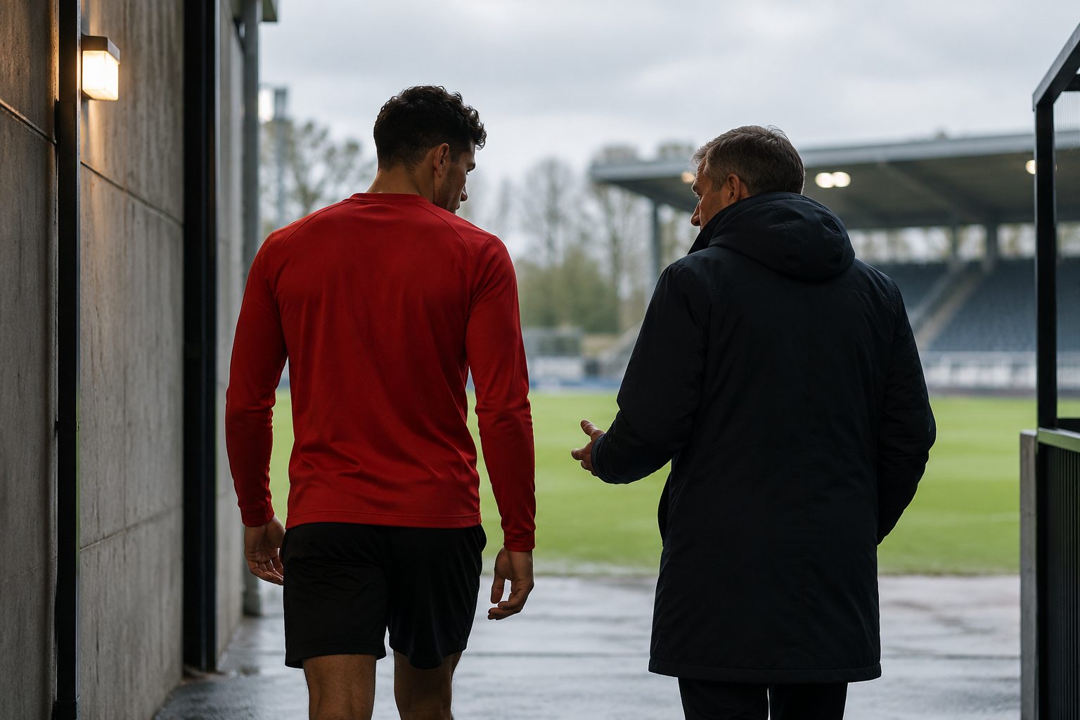 Carrick and Fernandes hold talks before Chelsea trip