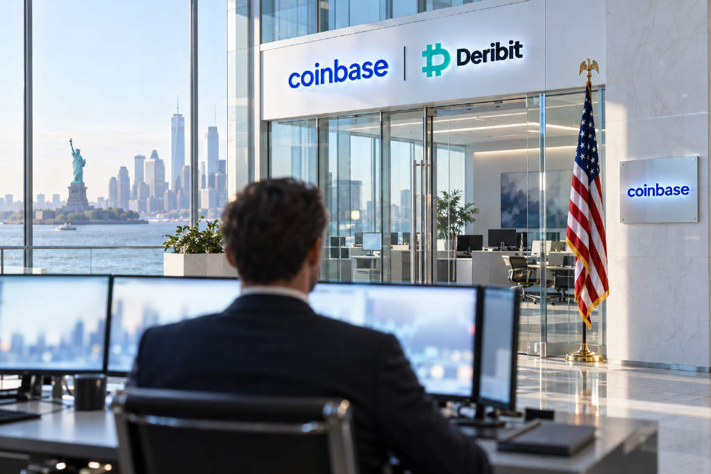 Coinbase接入Deribit,向美国合格客户开放全球加密衍生品流动性