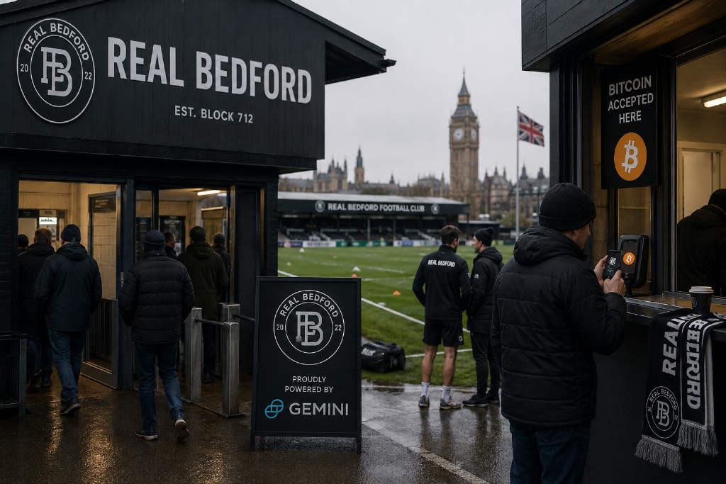 英国足球俱乐部 Real Bedford 以比特币为品牌,获 Winklevoss 兄弟投资