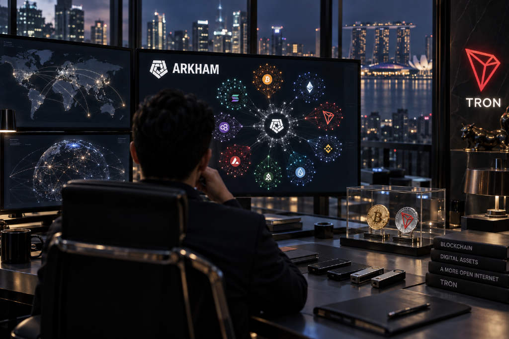 Arkham tags Justin Sun wallets across 10 blockchains with about $2.25 billion on-chain