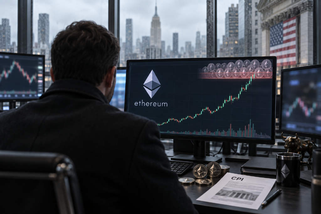 Ethereum Jumps Nearly 10% After CPI Release as Whale Activity Picks Up