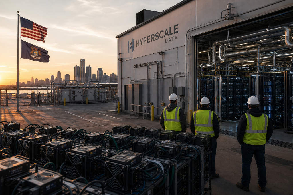 Hyperscale Data Converts Michigan Bitcoin Mining Facility to AI Data Center, Eyes $1.2B+ Revenue