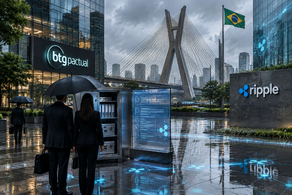 Brazil’s CSD BR starts mirroring BTG Pactual fund ownership records on XRP Ledger