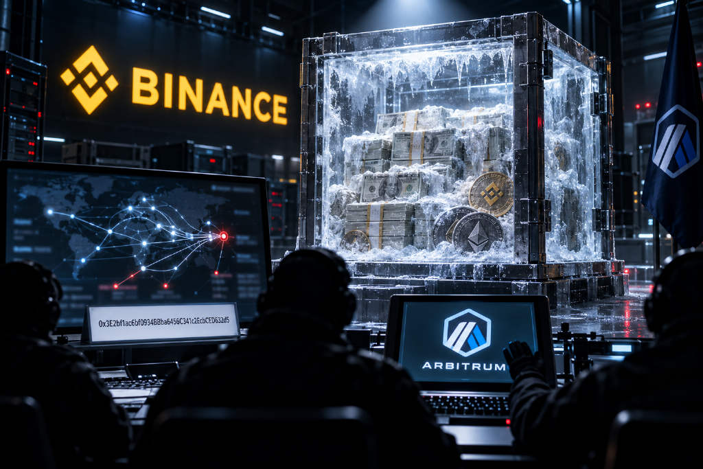 Arbitrum 安全委员会冻结约 3050 万美元 Binance 黑客资金