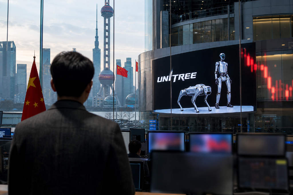 Unitree 科创板上市后回撤约 45%,机器人概念炒作引发争议