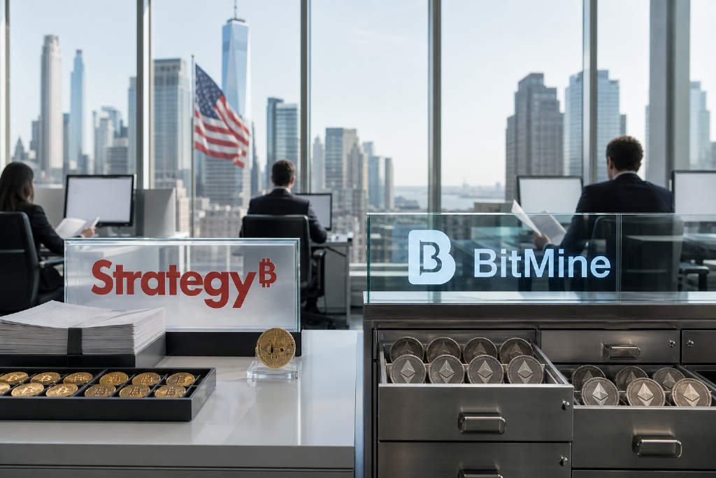Strategy套现20.07亿美元,BitMine持仓增至584.76万枚ETH