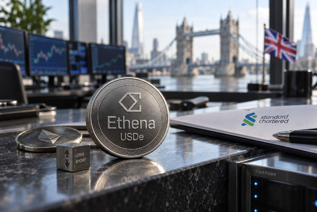 Ethena’s USDe draws Standard Chartered coverage as synthetic dollar model and ENA buyback plan come into focus