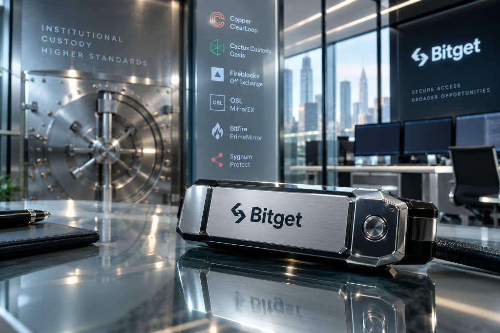 Bitget拓展机构开放式托管与场外结算基础设施