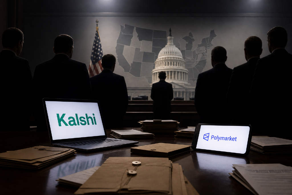 美国预测市场监管争夺升级,Kalshi与Polymarket卷入州联邦对抗