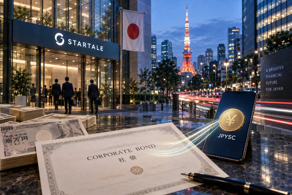 Startale Japan 发行日本首支稳定币普及债,票面年利率 5.0%