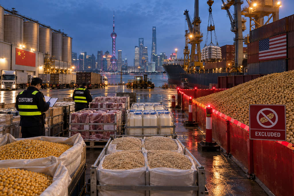 US and China release $30 billion tariff-cut lists, with soybeans left out of China’s plan