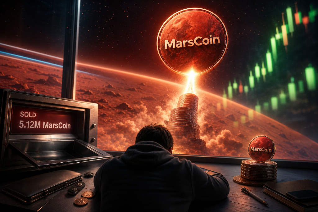 某地址在 MarsCoin 拉升前清仓后追涨,整体仍未回本
