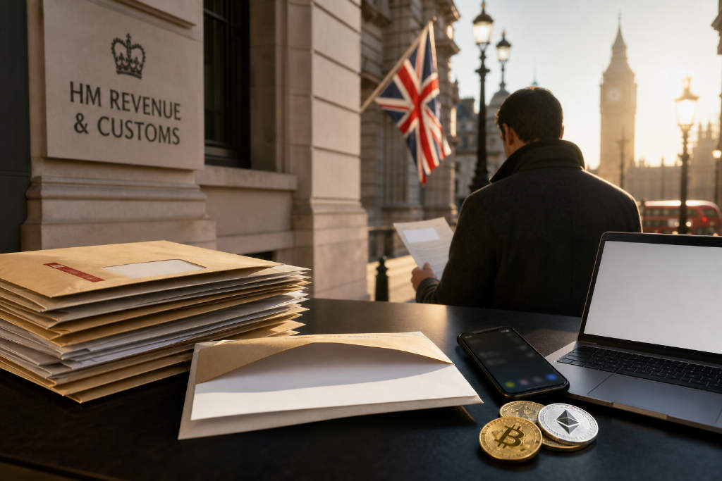 英国税务海关总署过去12个月发出8.1万封加密税务警示信