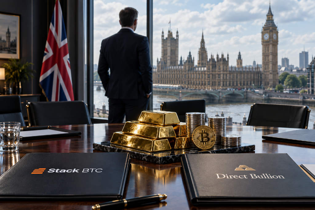 Stack BTC Proposes Deal Worth Up to £12 Million to Acquire Direct Bullion