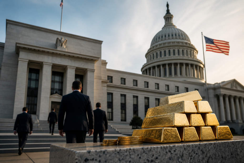 Gold edges higher as weaker dollar and U.S. deficit concerns stay in focus
