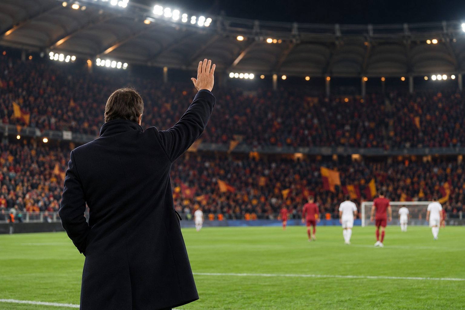 Mourinho thanks Roma fans after return to Stadio Olimpico