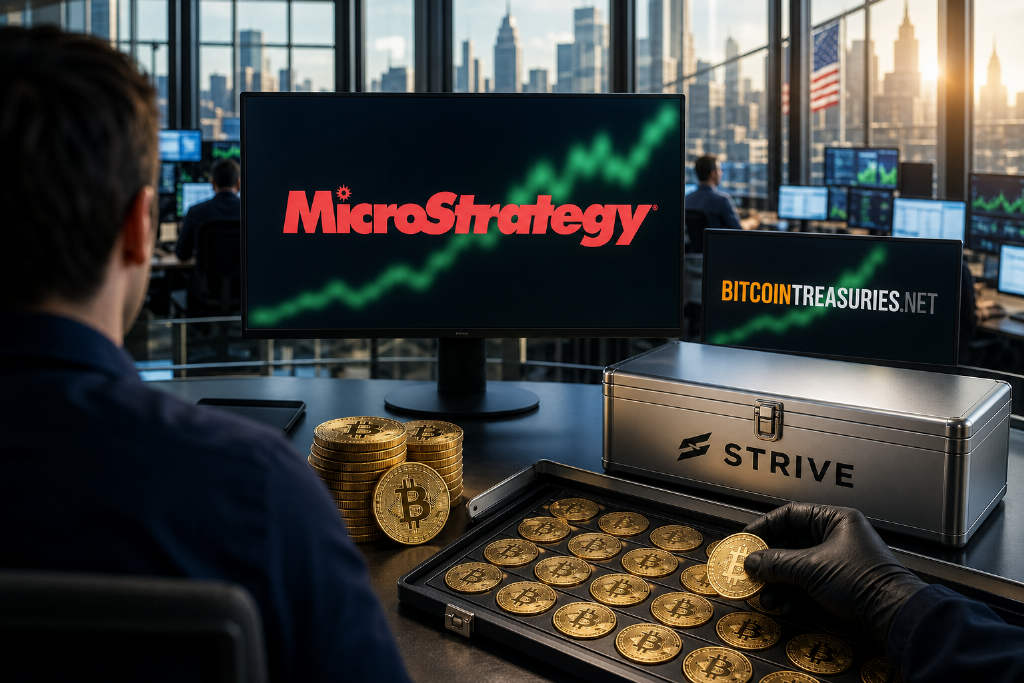 Strive创最佳单周 MSTR再涨 ASST五日增持2680枚BTC