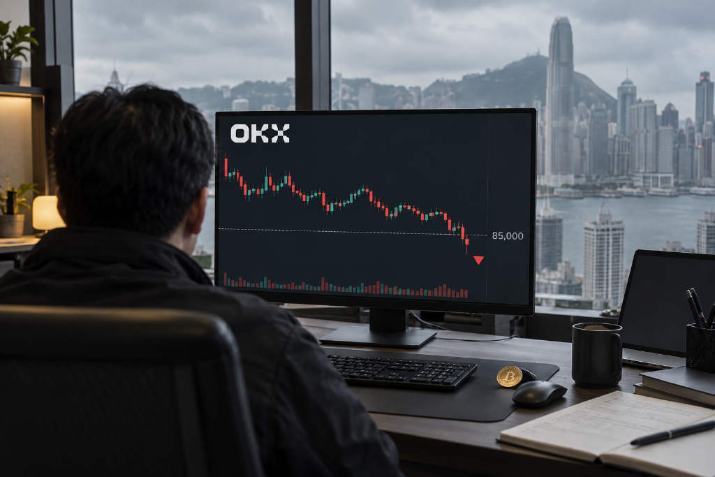 BTC跌破85000 USDT,24小时跌幅0.77%