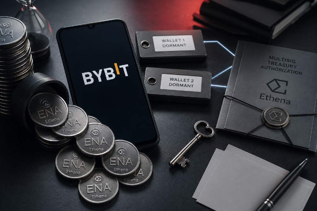 疑似 Ethena 关联钱包近 15 小时向 Bybit 充值 1900 万枚 ENA