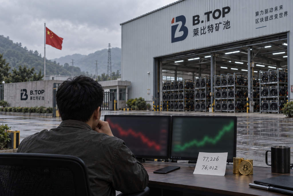 江卓尔称已在 76,012 美元买回此前清仓的 BTC 仓位