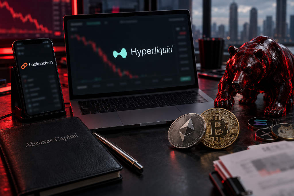 Abraxas Capital在Hyperliquid空头仓位超9.8亿美元