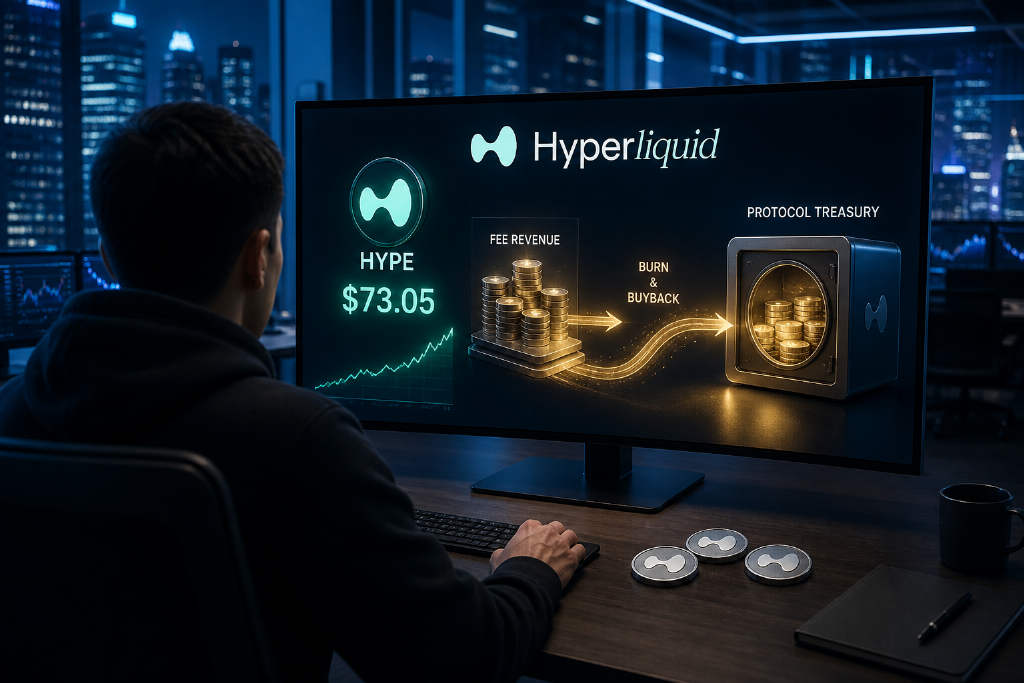 HYPE逼近73美元,Hyperliquid回购销毁机制再受关注
