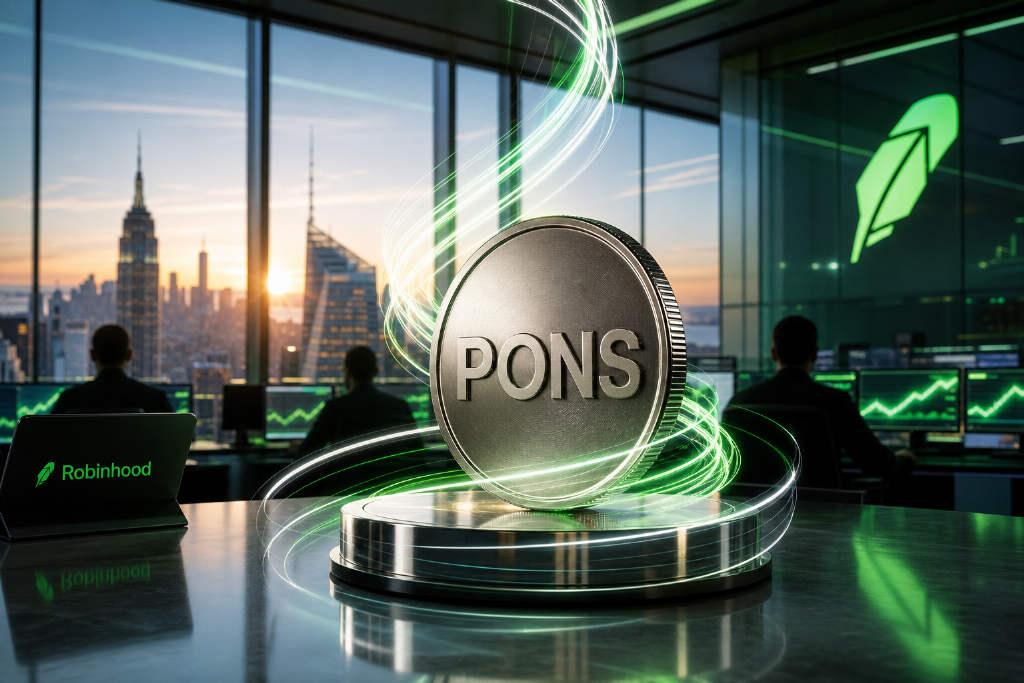 PONS市值短时突破1亿美元,24小时涨超47%