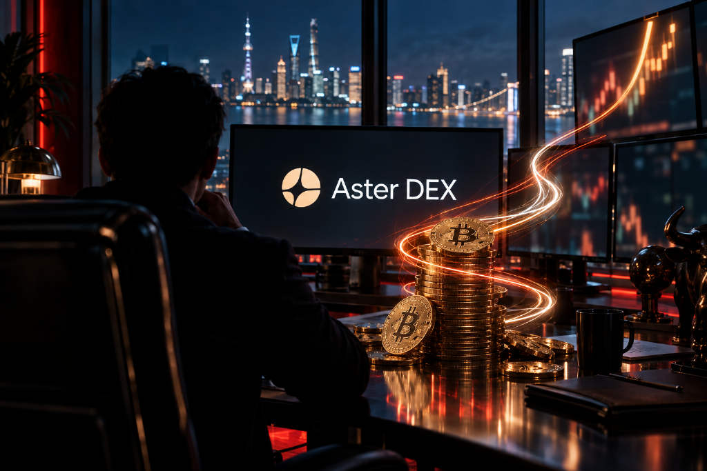 Lookonchain:某地址在 Aster DEX 10 倍做多 236 枚 BTC