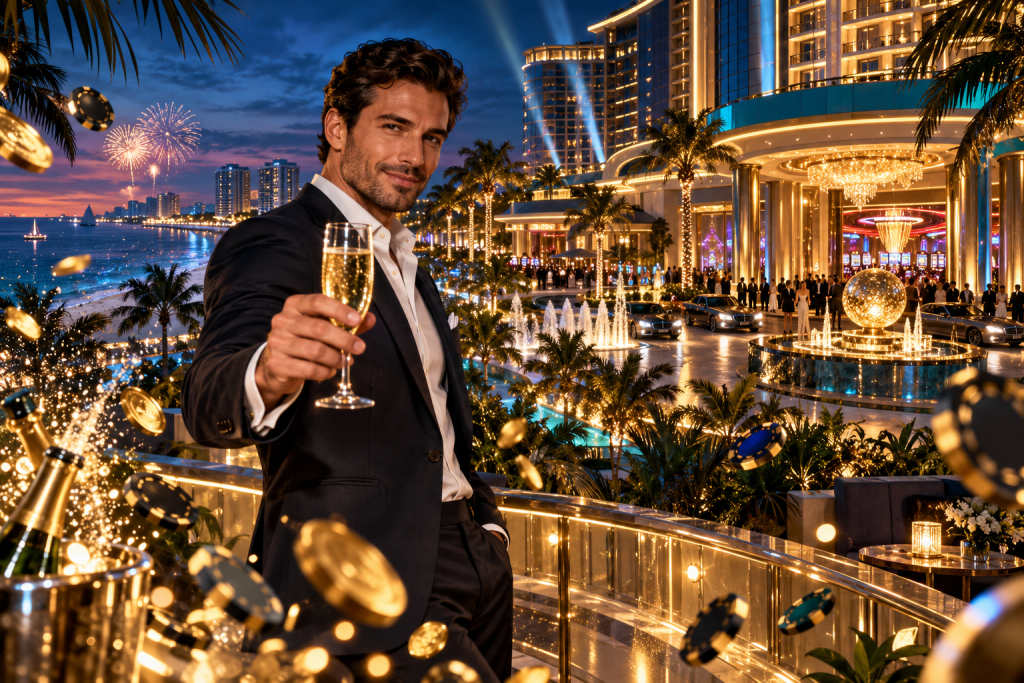 Island View Casino Resort:固定位置与已记录的直线距离