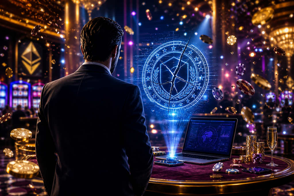 Fake licence seal on a crypto casino: what it can mean