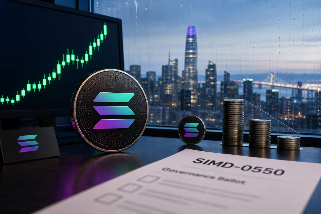 Solana加倍通缩提案获通过,SOL月内涨约44%