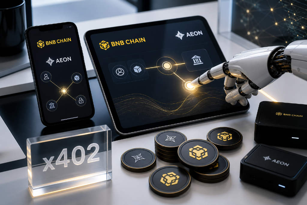 AEON says x402 transactions on BNB Chain have topped 1.4 million