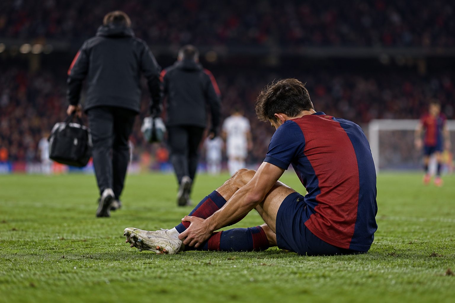 Barcelona say Xavi Espart could be out up to 7 weeks