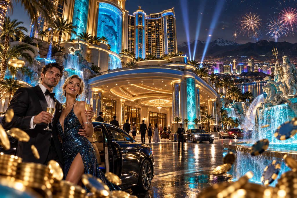 Atlantis Casino fixed location and straight-line distance guide
