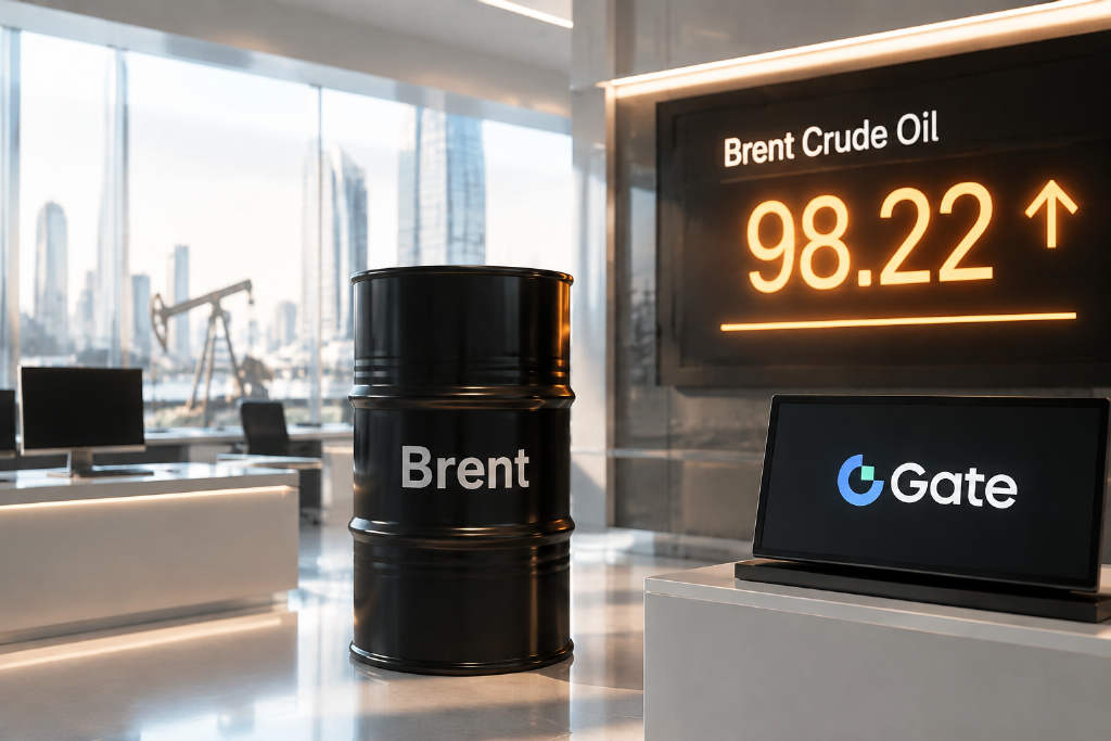 Brent Crude Oil Breaks Above $98 Per Barrel, Up 1.7% in 24 Hours