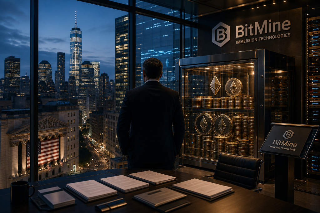 Tom Lee详解BitMine以太坊财库策略:5%持仓目标后或继续增持,ETH看至1万美元