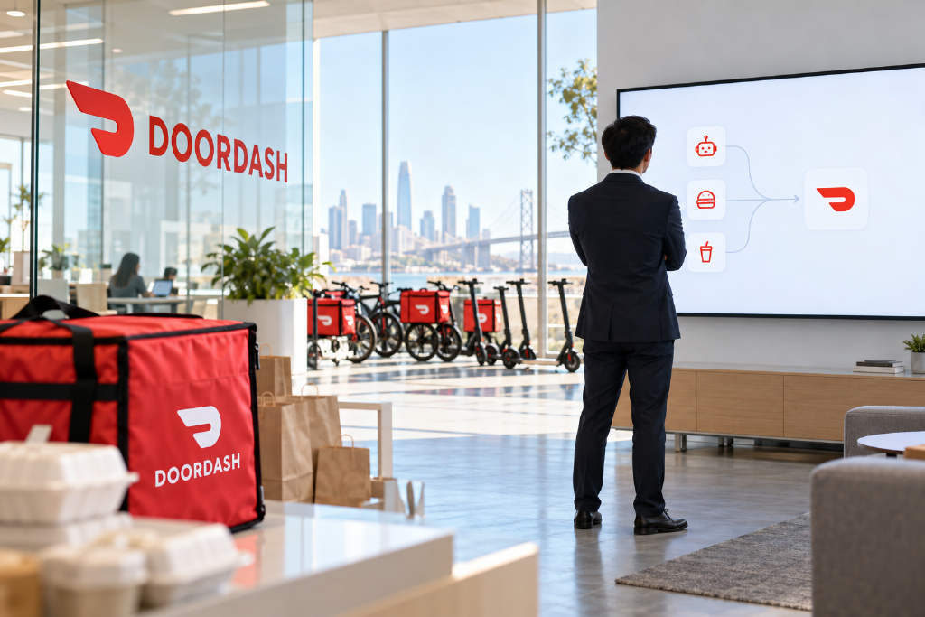 DoorDash称第三方AI代理订单仅数百单，远低于日均300万配送