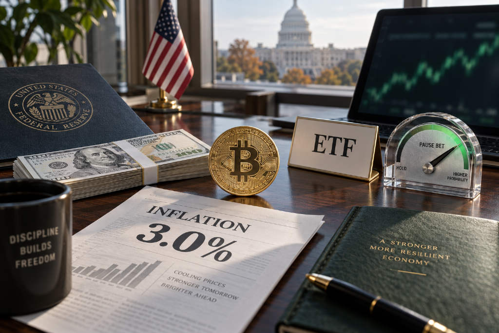 Bitcoin climbs to $86,757 as cooler inflation and ETF inflows kick off “Uptober”