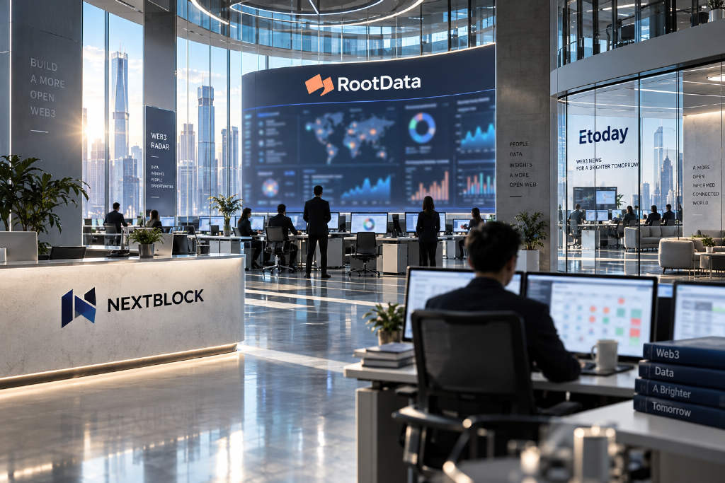 Nextblock 接入 RootData API,上线 Web3 Radar 数据栏目