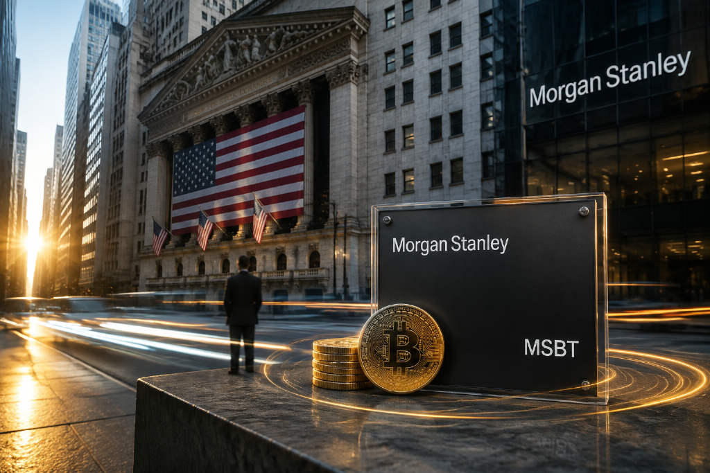 Morgan Stanley adds about 100 BTC, lifting total holdings above 7,000 for the first time