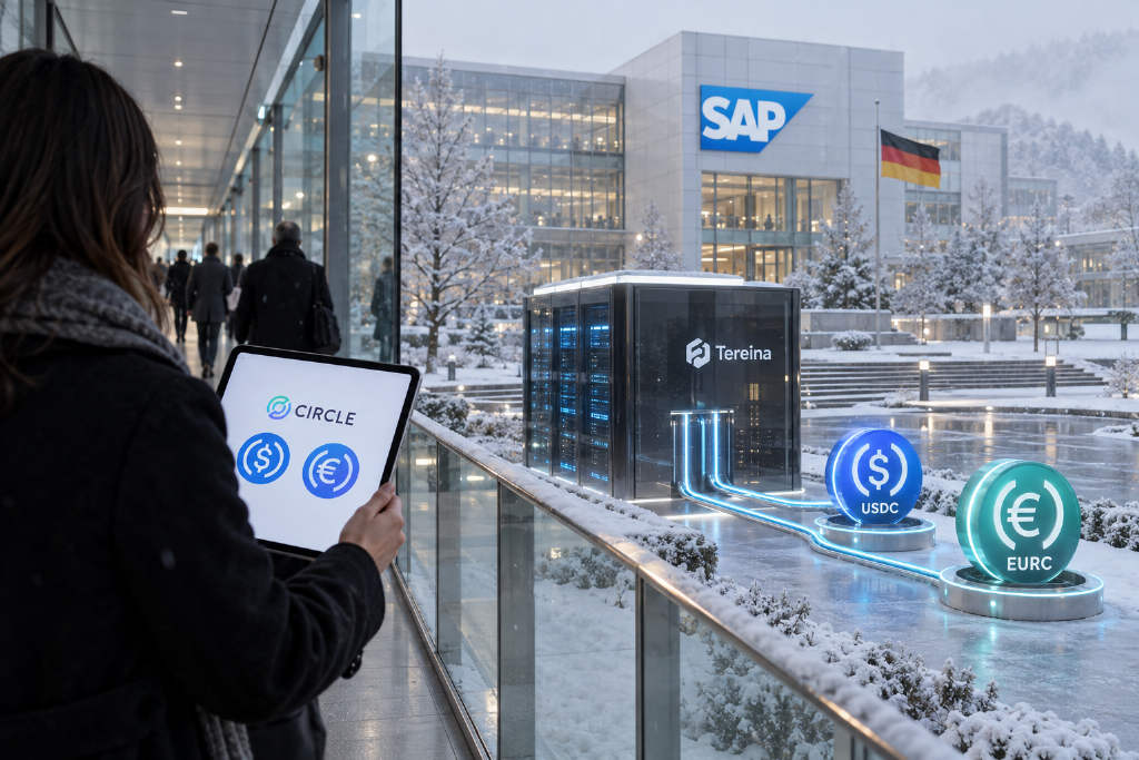 Tereina 联合 Circle 在 SAP Cloud ERP 接入 USDC 与 EURC