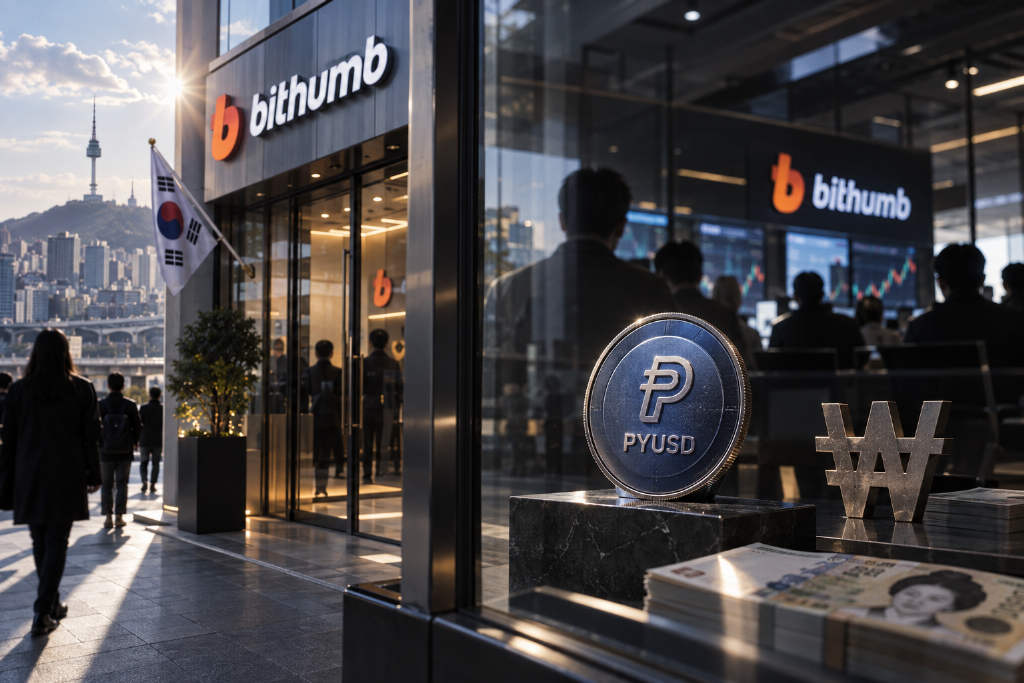 Bithumb 将在韩元市场上线 PYUSD,预计 15:00 开放交易