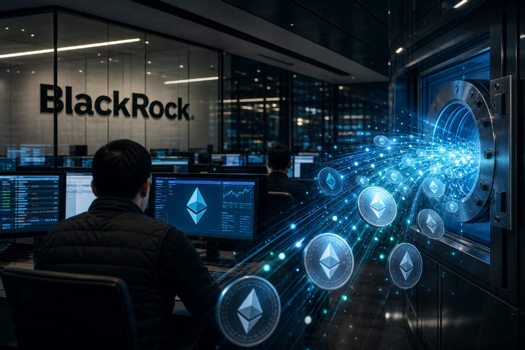 Arkham:贝莱德客户买入 1.22 亿美元 ETH