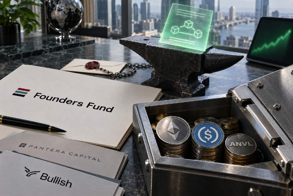 Founders Fund leads $5 million ANVL token purchase, backing Anvil’s on-chain letter of credit model