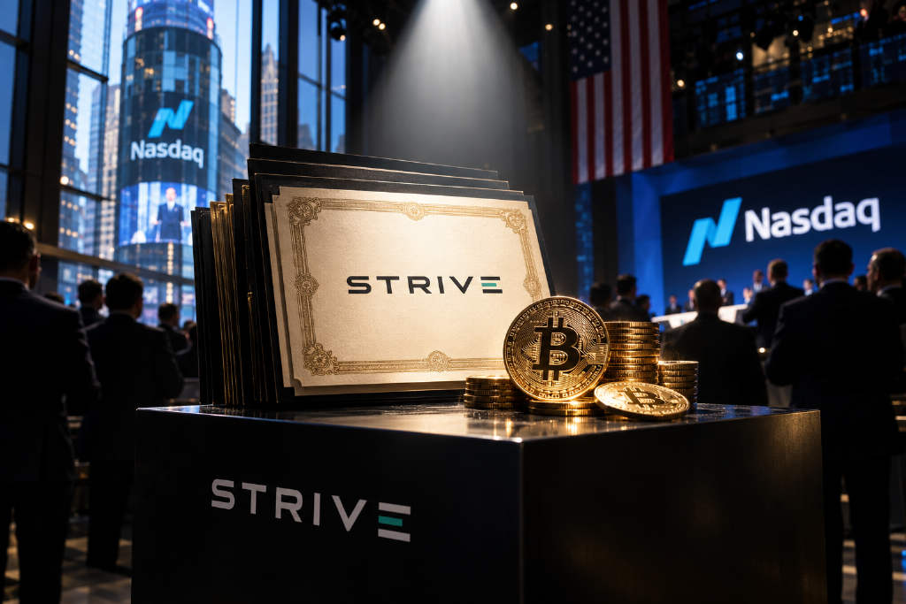 Strive 推出优先股 SATS,在纳斯达克上市并设每日 15% 股息