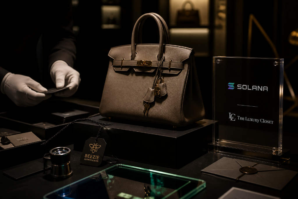 Solana携手The Luxury Closet,将爱马仕铂金包NFT化上链