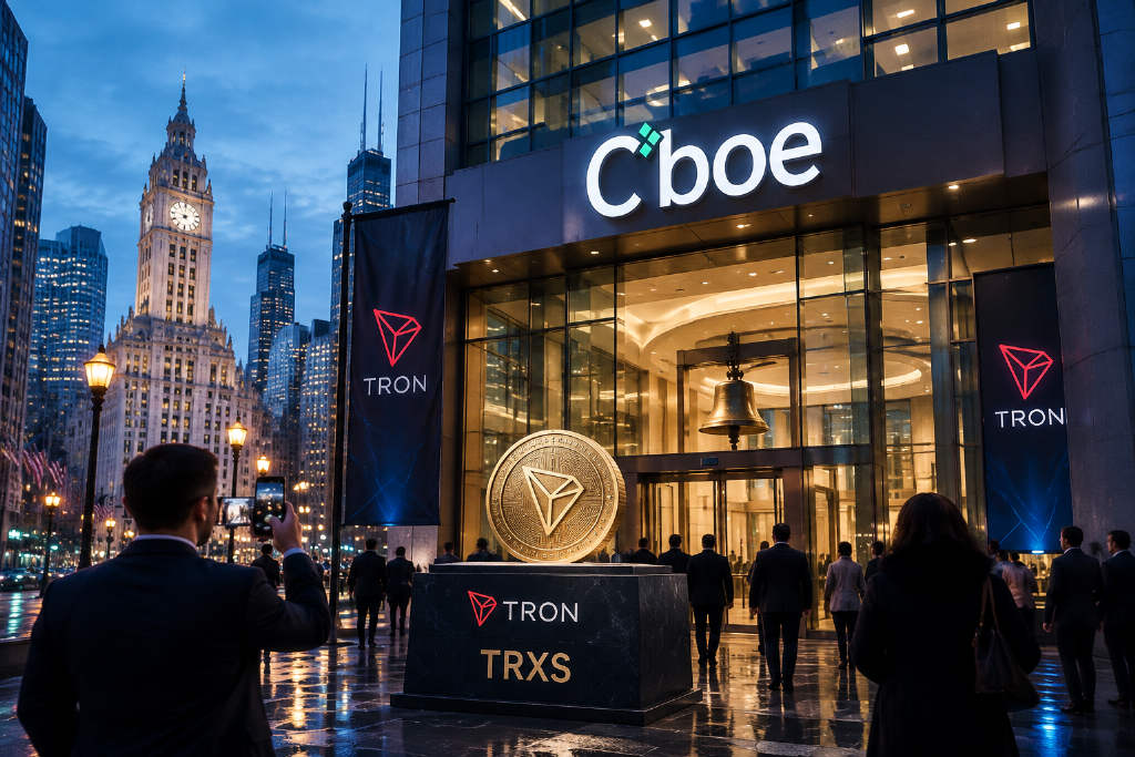 TRON 将在 Cboe 敲响收盘钟庆祝 TRXS 上市